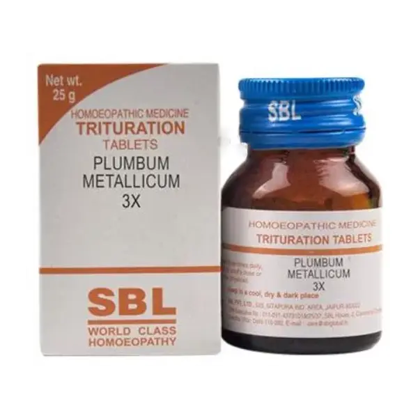 SBL Plumbum Metallicum Trituration Tablet 3X